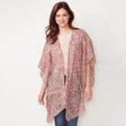 Women's Lc Lauren Conrad Meadow Ditsy Kimono, Blush