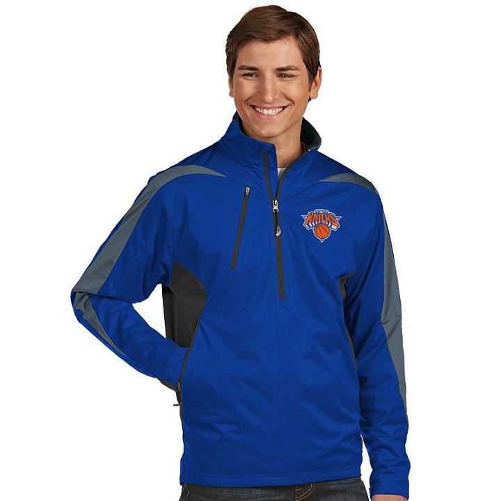 Men's Antigua New York Knicks Discover Pullover, Size: Medium, Dark Blue