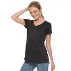 Women's Tek Gear Performance Baselayer Side-slit Tee, Size: Small, Black