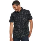 Men's Apt. 9&reg; Premier Flex Slim-fit Stretch Soft Touch Button-down Shirt, Size: Xxl Slim, Black