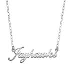 Fiora Sterling Silver Kansas Jayhawks Necklace, Women's, Size: 16, Grey