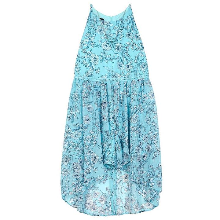 Girls 7-16 Iz Amy Byer Floral Chiffon Mock-wrap Dress, Girl's, Size: 14, Ovrfl Oth