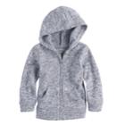 Baby Boy Jumping Beans &reg; Fleece-lined Hoodie, Size: 6 Months, Grey