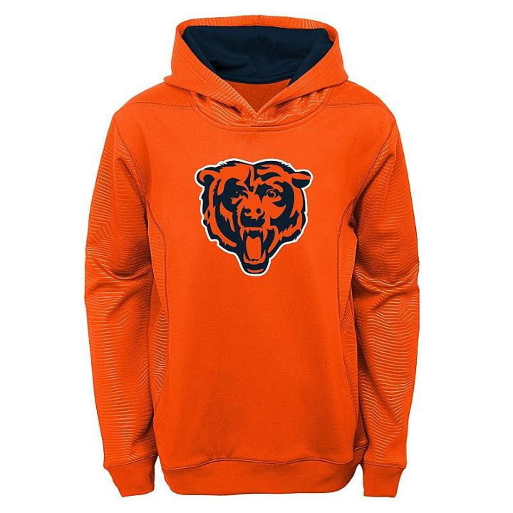 Boys 8-20 Chicago Bears Energy Performance Hoodie, Boy's, Size: L(14/16), Black