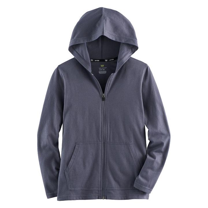 Boys 8-20 Tek Gear® Solid Hoodie, Boy's, Size: S 8, Dark Grey