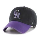 Men's '47 Brand Colorado Rockies Two-toned Clean Up Hat, Multicolor