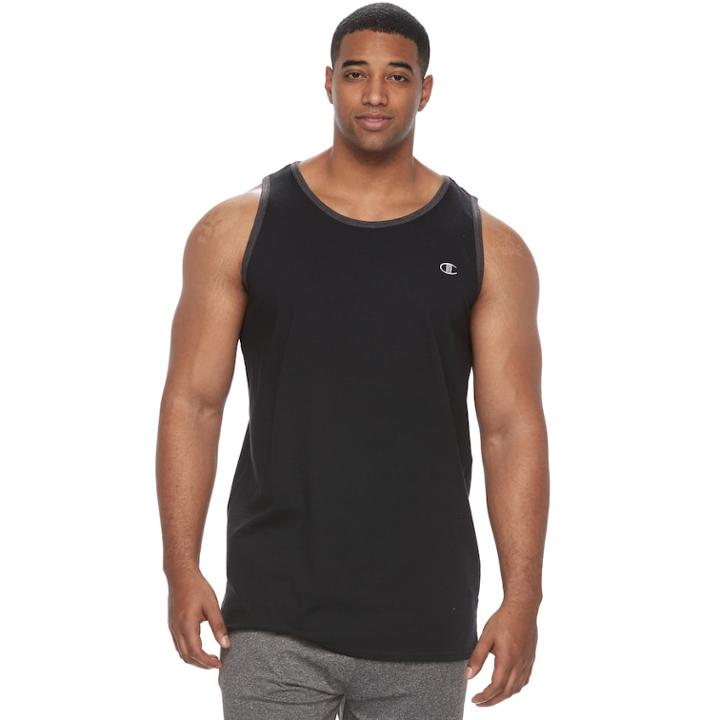 Big & Tall Champion Double Dry Performance Tank Top, Men's, Size: Xxl Tall, Dark Grey