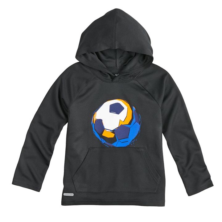Boys 4-12 Jumping Beans&reg; Hooded Graphic Tee, Size: 8, Black
