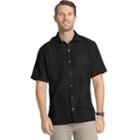 Big & Tall Van Heusen Classic-fit Textured Leaf Jacquard Button-down Shirt, Men's, Size: Xl Tall, Grey Other