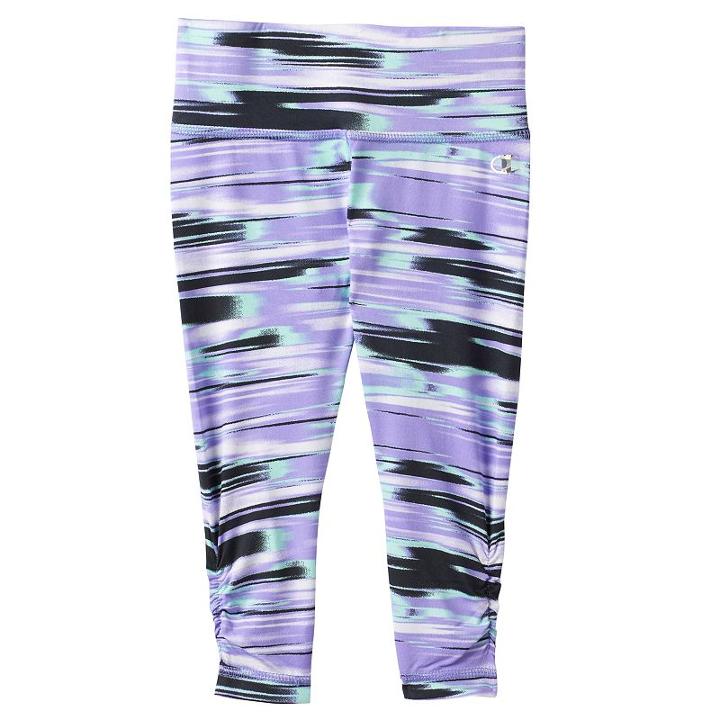 Girls 4-6x Champion Capri Leggings, Girl's, Size: 5, Purple Oth