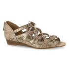 Easy Street Savvy Women's Sandals, Size: Medium (7.5), Gold
