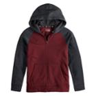 Boys 8-20 Tek Gear&reg; Ultra-soft Full-zip Hoodie, Size: M(10-12), Dark Red