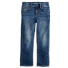Boys 4-12 Sonoma Goods For Life&trade; Straight Knit Jeans In Regular, Slim & Husky, Size: 7, Dark Blue