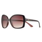 Lc Lauren Conrad Cellarz Two-tone Oversized Square Sunglasses - Women, Med Brown