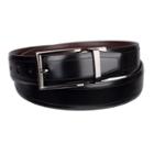 Men's Dockers Reversible Leather Belt, Size: 34, Grey (charcoal)