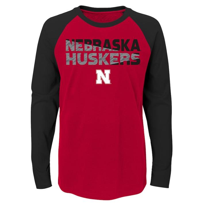 Boys 4-18 Nebraska Cornhuskers Flux Tee, Size: 8-10, Dark Red