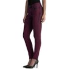 Women's Rock & Republic&reg; Berlin Maroon Skinny Jeans, Size: 8 Short, Purple Oth