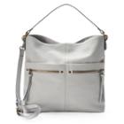 Sonoma Goods For Life&trade; Sondra Dual Zip Hobo, Women's, Med Grey
