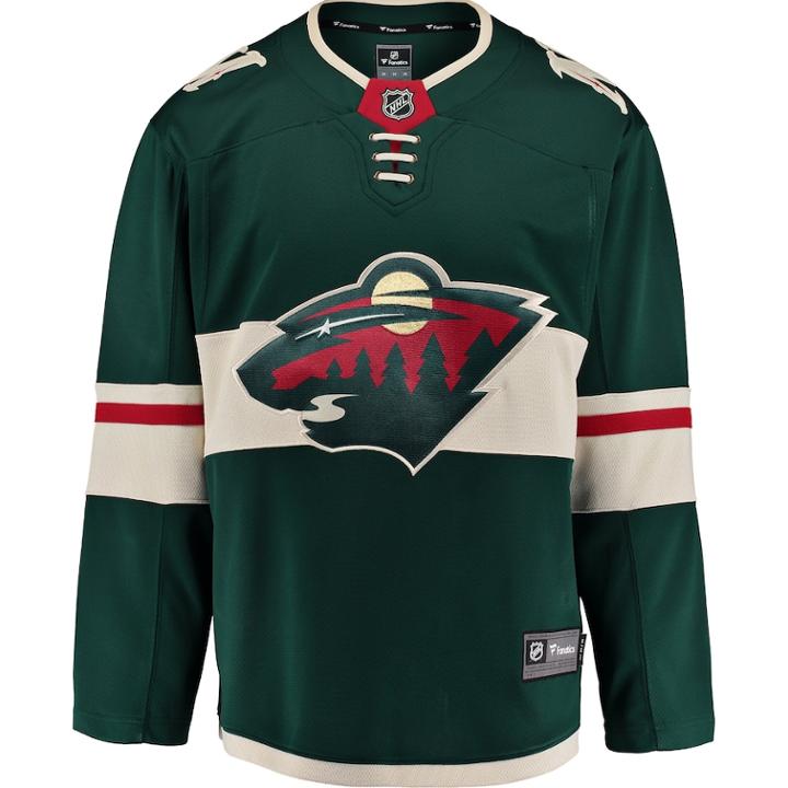 Men's Fanatics Minnesota Wild Breakaway Jersey, Size: Medium, Green