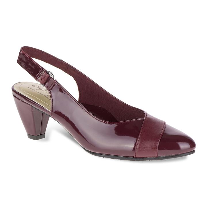 Soft Style By Hush Puppies Dagmar Women's Slingback High Heels, Size: Medium (6), Dark Red
