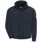 Men's Bulwark Fr Zip-front Hooded Fleece Sweatshirt, Size: Xl, Blue