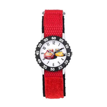 Disney / Pixar Cars 3 Lightning Mcqueen & Cruz Ramirez Kids' Time Teacher Watch, Boy's, Size: Medium, Red
