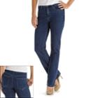 Petite Lee Classic Fit Monroe Straight-leg Jeans, Women's, Size: 8p - Short, Blue