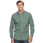Big & Tall Sonoma Goods For Life Flexwear Modern-fit Button-down Shirt, Men's, Size: Xxl Tall, Green