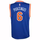 Boys 8-20 New York Knicks Kristaps Porzingis Replica Road Jersey, Size: L 14-16, Blue