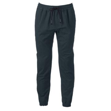 Men's Silver Lake Twill Jogger Pants, Size: Large, Dark Blue