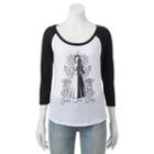 Disney's Snow White Juniors' Just One Bite Graphic Tee, Girl's, Size: Large, Black
