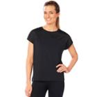 Women's Shape Active Boxy Yoga Tee, Size: Medium, Black
