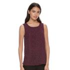 Women's Elle&trade; Pleated Tank Top, Size: Xs, Red Other