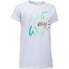 Girls 7-16 Under Armour Out Of My Way Graphic Tee, Girl's, Size: Large, White