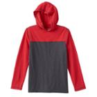 Boys 8-20 Urban Pipeline Colorblock Football Hooded Tee, Boy's, Size: Small, Red