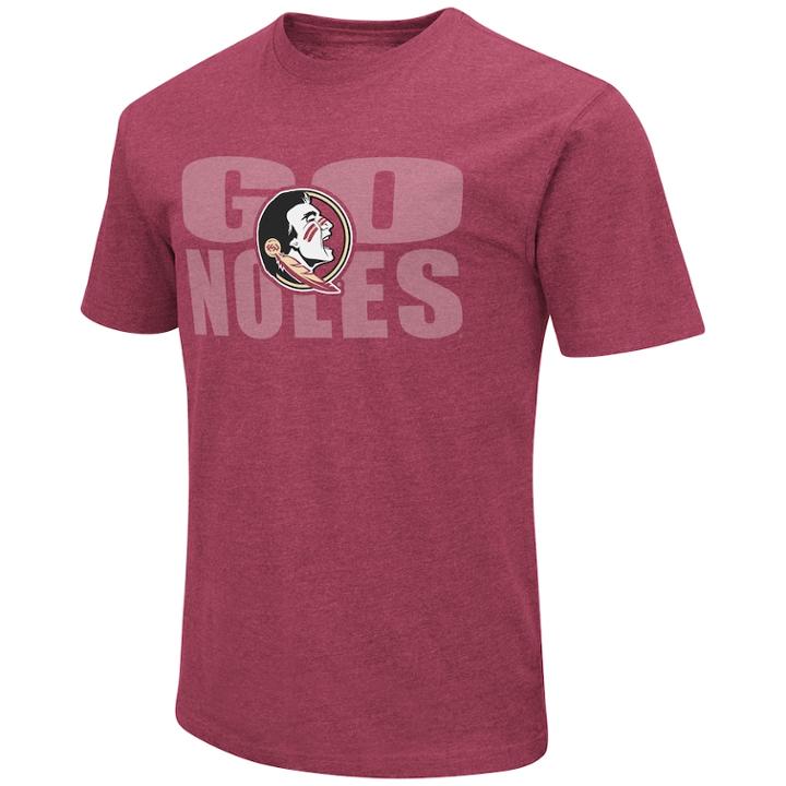 Men's Florida State Seminoles Motto Tee, Size: Medium, Med Red