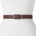 Women's Apt. 9&reg; Feather Edge Belt, Size: Medium, Dark Brown