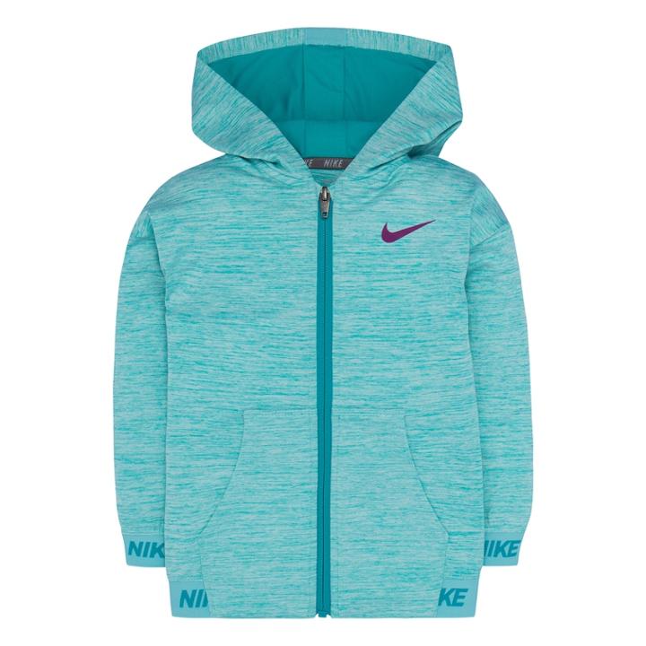 Toddler Girl Nike Dri-fit Tunic Hoodie, Size: 4t, Green