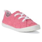 So&reg; Petting Zoo Girls' Sneakers, Size: 1, Med Pink
