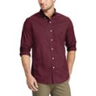Men's Chaps Classic-fit Stretch Button-down Shirt, Size: Medium, Red