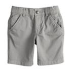 Boys 4-7x Sonoma Goods For Life&trade; Flat Front Shorts, Size: 4, Med Grey
