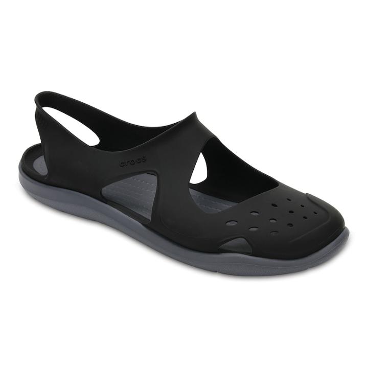 Crocs Swiftwater Wave Women's Clogs, Size: 8, Black