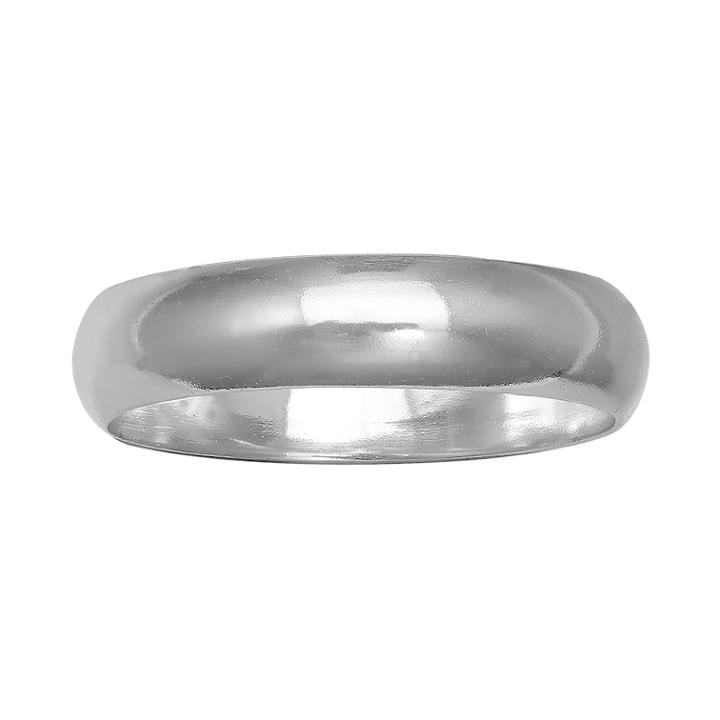 Primrose Sterling Silver Polished Band - 5 Mm, Women's, Size: 7