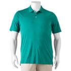 Big & Tall Croft & Barrow&reg; Cool & Dry Space Dye Polo, Men's, Size: L Tall, Turquoise/blue (turq/aqua)