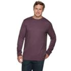 Big & Tall Croft & Barrow&reg; Classic-fit Easy-care Crewneck Tee, Men's, Size: 3xb, Drk Purple