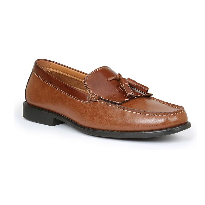 Izod Egans Men's Tassel Moccasins, Size: Medium (8.5), Grey (charcoal)