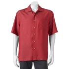 Men's Batik Bay Casual Button-down Shirt, Size: Medium, Med Red