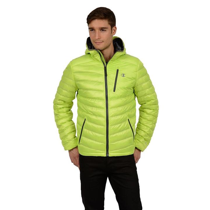 Big & Tall Champion Featherweight Insulated Performance Puffer Jacket, Men's, Size: L Tall, Green, Comfort Wear