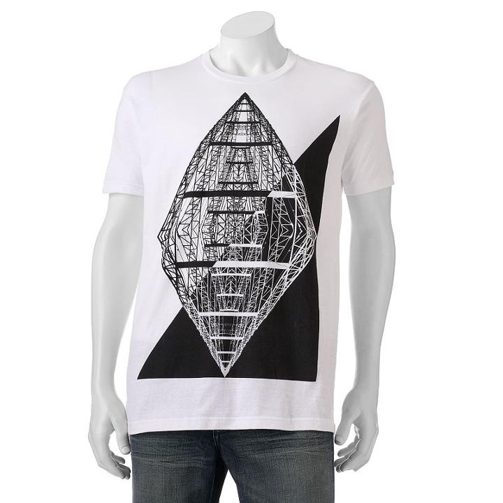 Men's Apt. 9&reg; Rung Up Tee, Size: Large, White