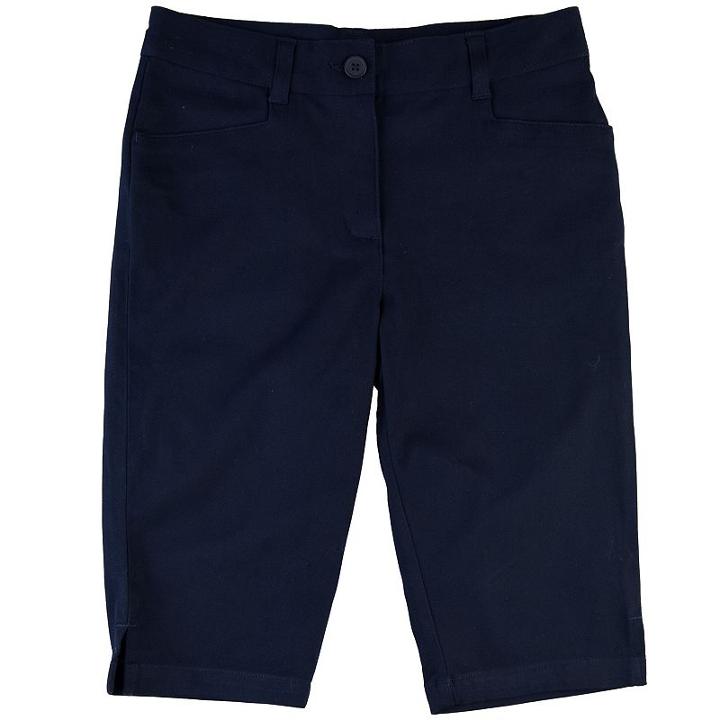 Girls 7-16 Chaps Twill School Uniform Skimmer Pants, Girl's, Size: 8, Blue